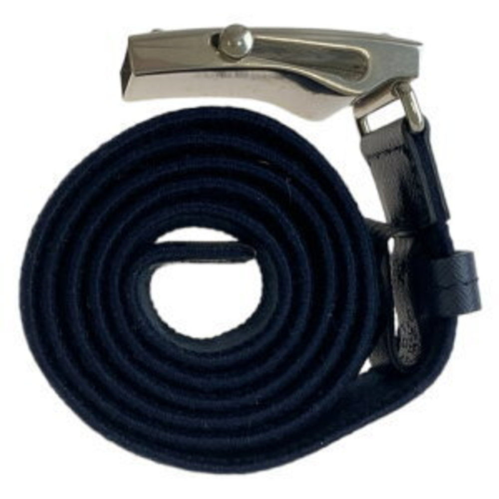 Prada Navy Blue Wool Acrylic Rayon Belt Gacha View 4